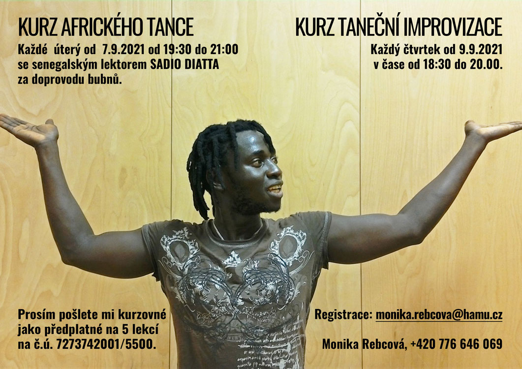 Kurz afrického tance a taneční improvizace, lekce od 7.9.2021