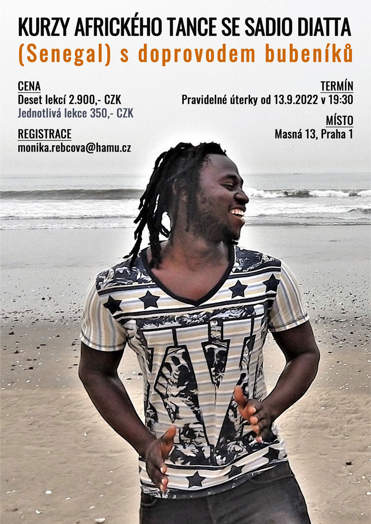 Kurzy afrického tance se Sadio Diatta, lekce od 13.9.2022